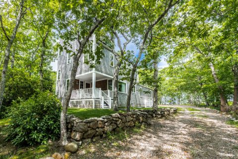 Approach to Entry Side of House